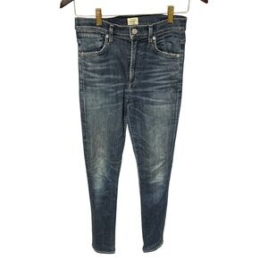 Citizens Of Humanity Dark Blue Carlie high rise Skinny Jeans size 27